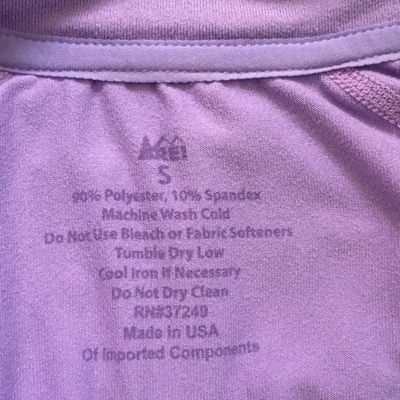 Lavender Size S light quarter-zip REI jacket - Picture 2 of 2